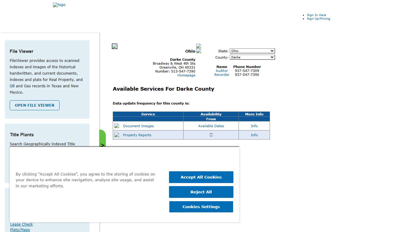 Search Darke County Public Property Records Online CourthouseDirect.com